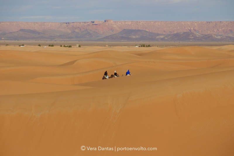 Morocco Dunes and Algerian mountain frontier